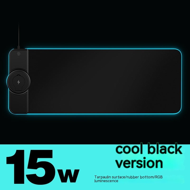 RGB Mouse Pad with Wireless Charger