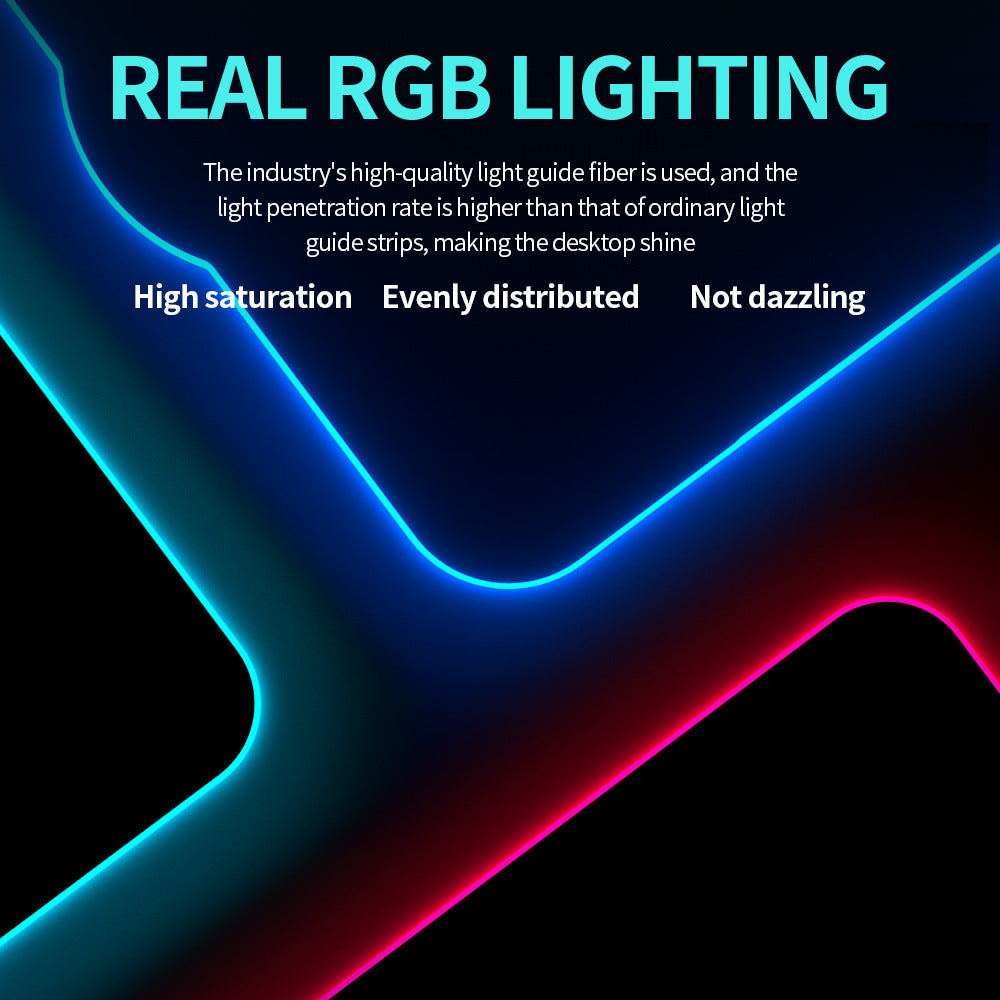 RGB Mouse Pad with Wireless Charger