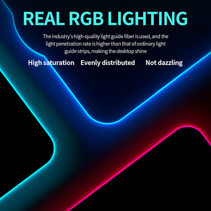 RGB Mouse Pad with Wireless Charger
