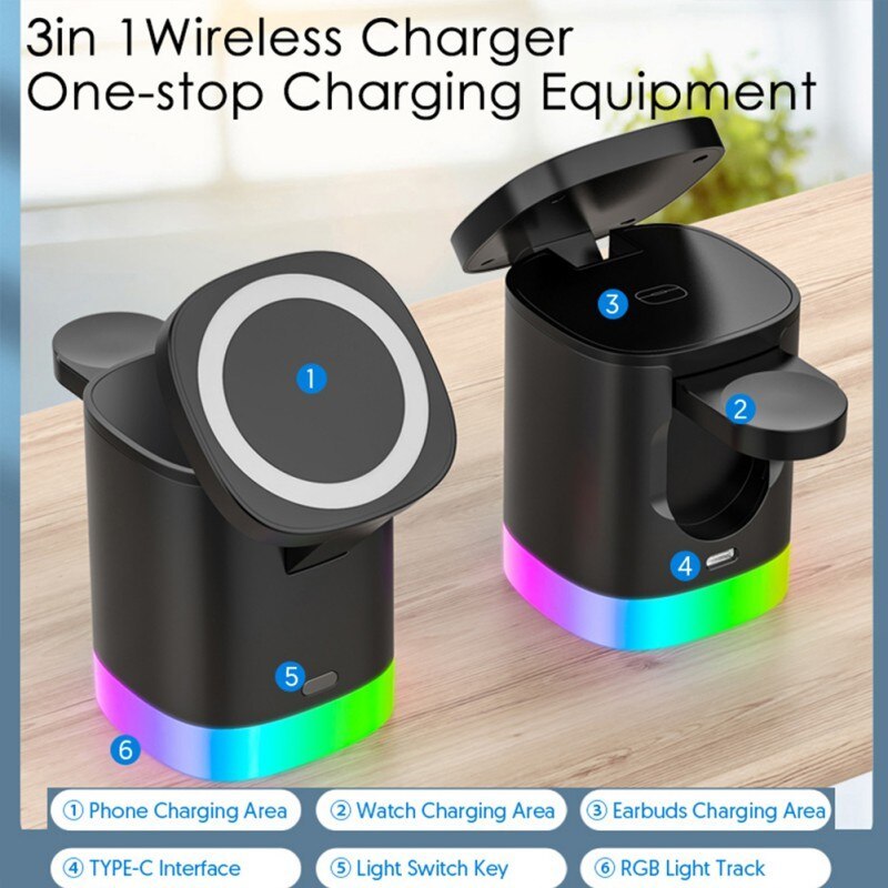 Smart Phone RGB Charging Station